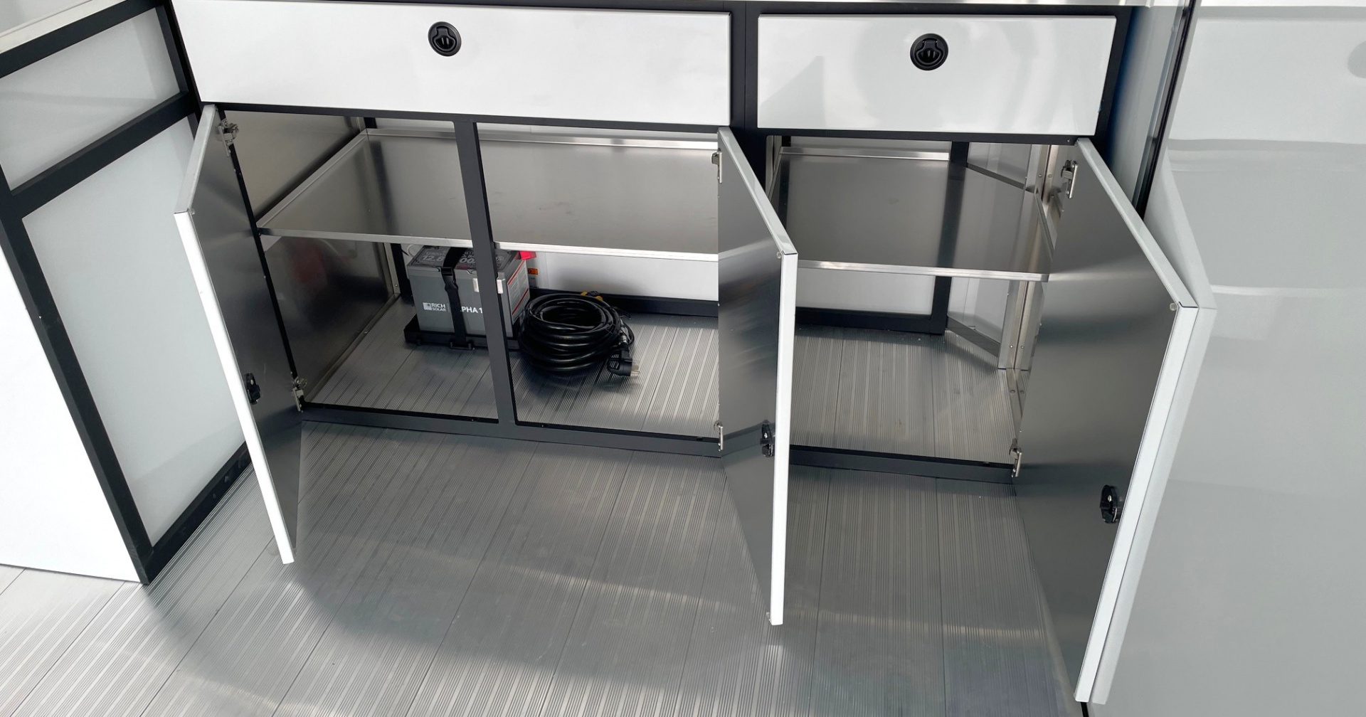 New 2026 ATC 28' RoM 500 Aluminum Enclosed Car Hauler/ Race Trailer - Silver, Extruded Floor, Escape Door, AC