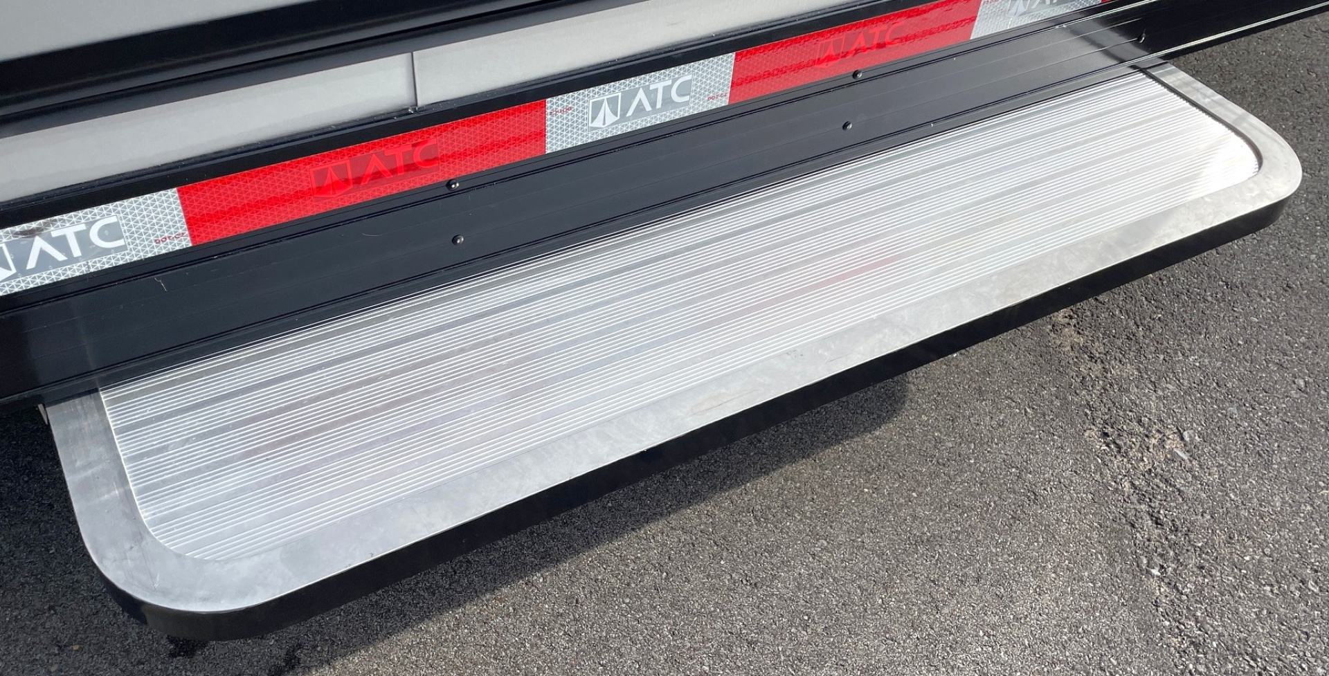 New 2026 ATC 28' RoM 500 Aluminum Enclosed Car Hauler/ Race Trailer - Silver, Extruded Floor, Escape Door, AC