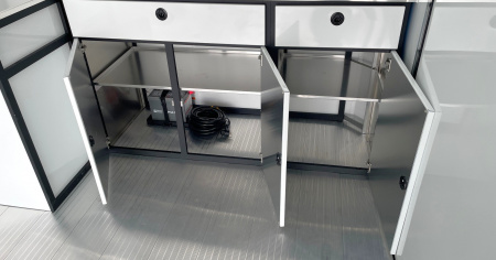 New 2026 ATC 28' RoM 500 Aluminum Enclosed Car Hauler/ Race Trailer - Silver, Extruded Floor, Escape Door, AC