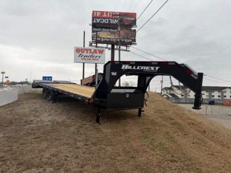 New 2026 Hillcrest Trailers 20+5 15.9k GVWR w/ mega ramps Equipment Trailer