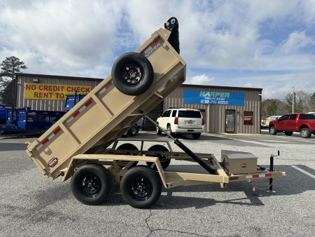 New 2026 PROSPECTOR LIGHT DUTY 6X10 7K TANDEM AXLE DUMP TRAILER WITH 2' WALLS