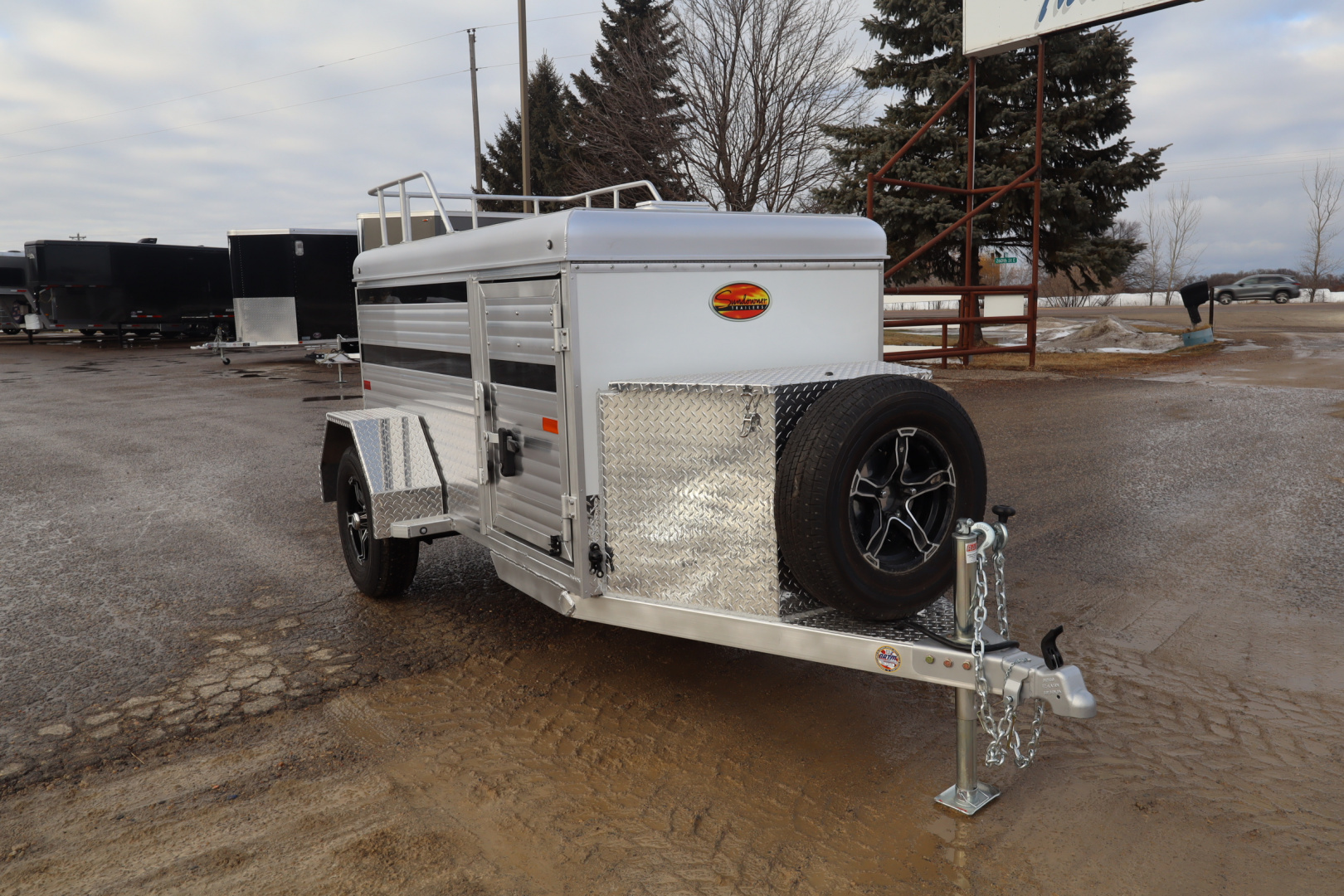 New 2026 Sundowner Mini-stock 4x7'6" Stock / Stock Combo Trailer