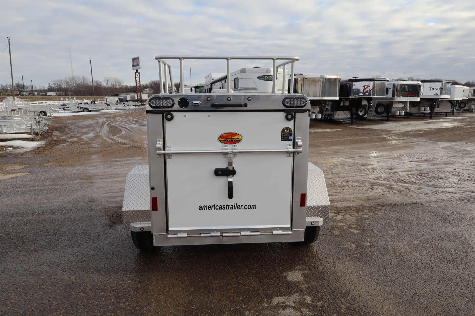 New 2026 Sundowner Mini-stock 4x7'6" Stock / Stock Combo Trailer