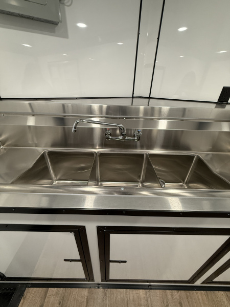 New 8.5X14TA Black Beverage Concession Trailer