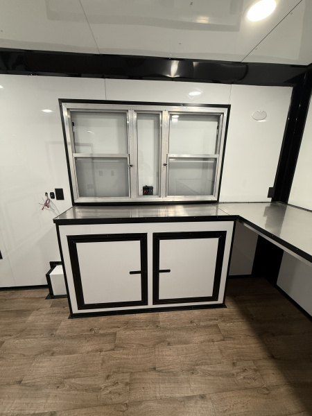 New 8.5X14TA Black Beverage Concession Trailer