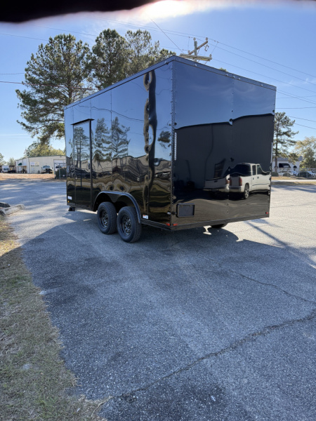 New 8.5X14TA Black Beverage Concession Trailer