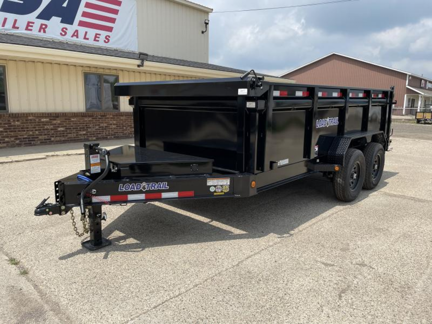 New 2026 Load Trail 83x14 Low-Pro 14k w/3 Ft Sides Dump Trailer