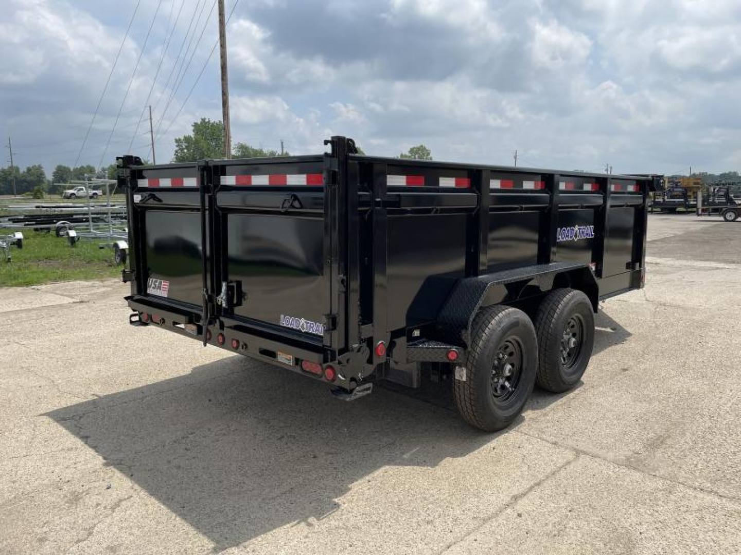 New 2026 Load Trail 83x14 Low-Pro 14k w/3 Ft Sides Dump Trailer