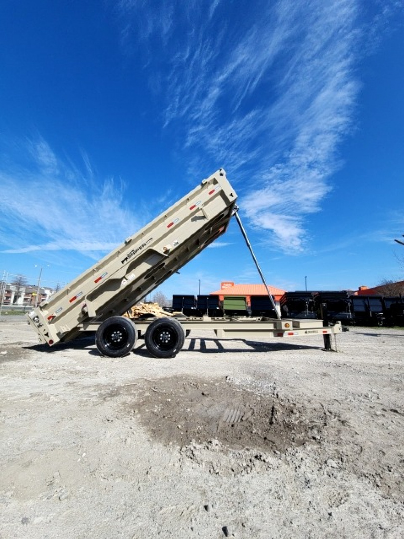 New 2026 Iron Bull DTB Sniper Package Package With 8k Axles & 17.5 Wheels Hydraulic Jack Wireless Remote Dump Trailer