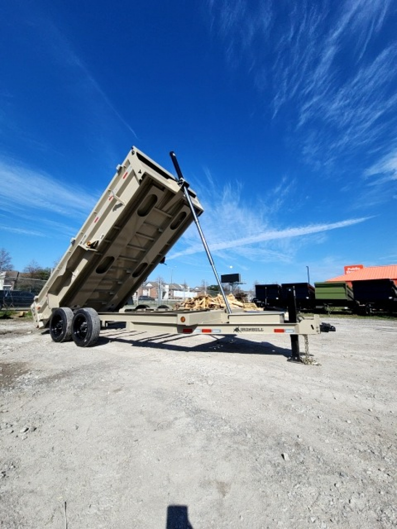 New 2026 Iron Bull DTB Sniper Package Package With 8k Axles & 17.5 Wheels Hydraulic Jack Wireless Remote Dump Trailer