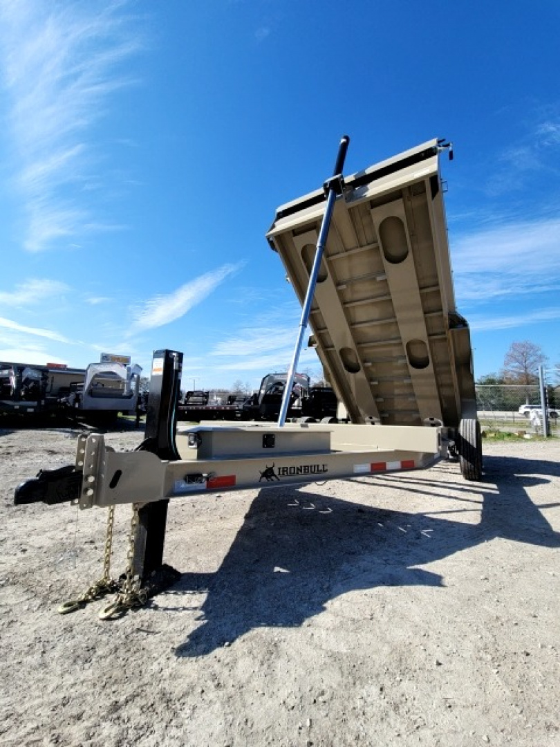 New 2026 Iron Bull DTB Sniper Package Package With 8k Axles & 17.5 Wheels Hydraulic Jack Wireless Remote Dump Trailer