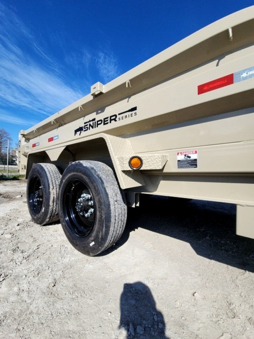 New 2026 Iron Bull DTB Sniper Package Package With 8k Axles & 17.5 Wheels Hydraulic Jack Wireless Remote Dump Trailer