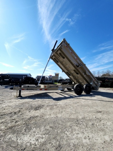 New 2026 Iron Bull DTB Sniper Package Package With 8k Axles & 17.5 Wheels Hydraulic Jack Wireless Remote Dump Trailer