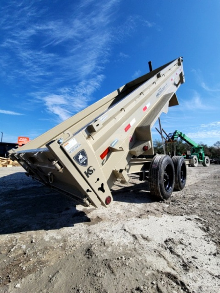 New 2026 Iron Bull DTB Sniper Package Package With 8k Axles & 17.5 Wheels Hydraulic Jack Wireless Remote Dump Trailer