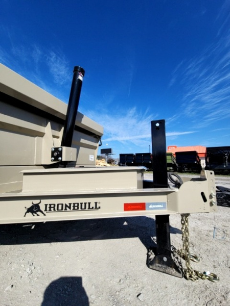 New 2026 Iron Bull DTB Sniper Package Package With 8k Axles & 17.5 Wheels Hydraulic Jack Wireless Remote Dump Trailer
