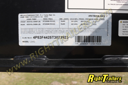 New 2026 8.5X35 PJ GOOGSENECK EQUIPMENT TRAILER