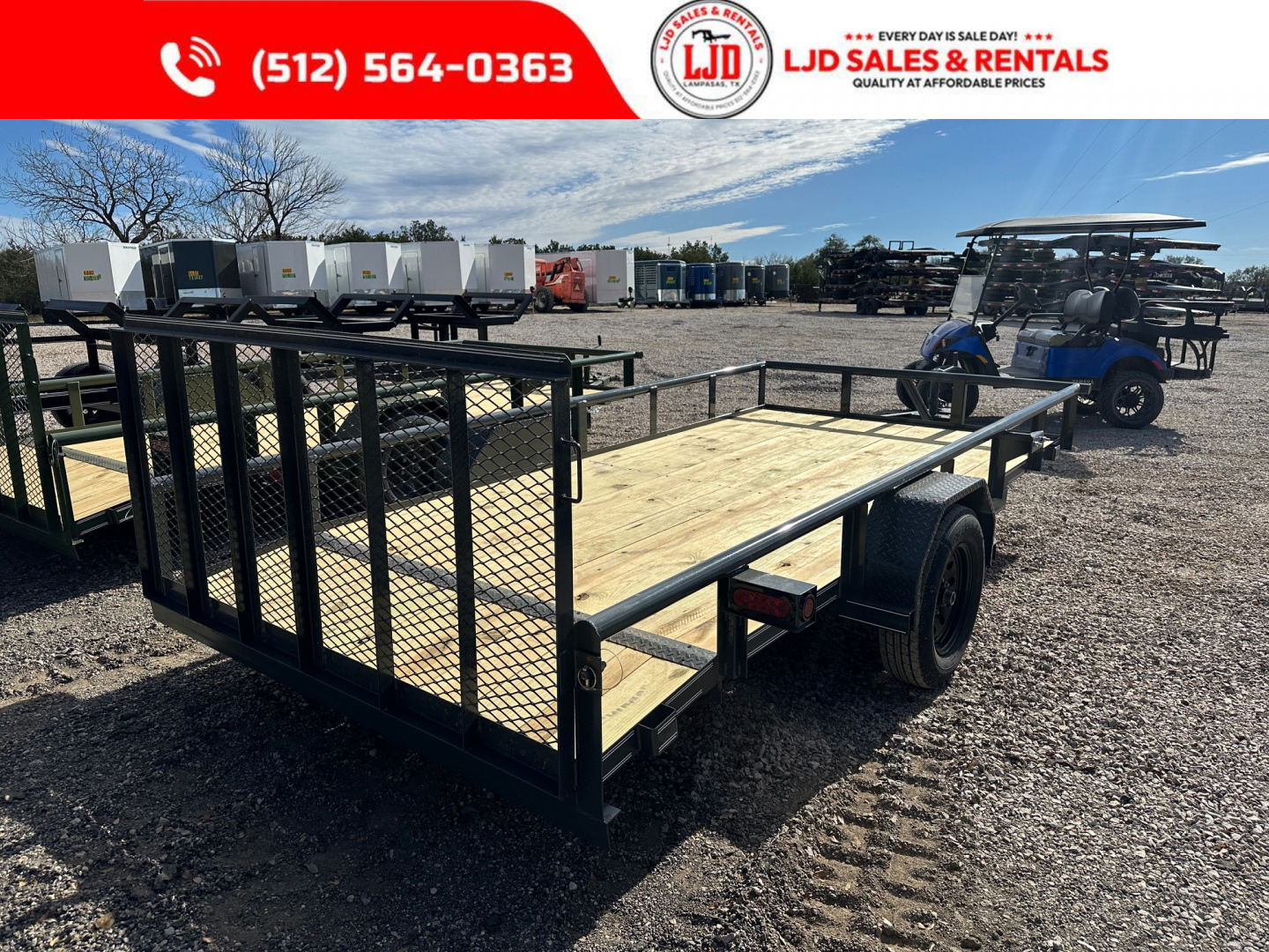 New 2026 Tiger Trailers - 77x14 - Gate - Utility Trailer