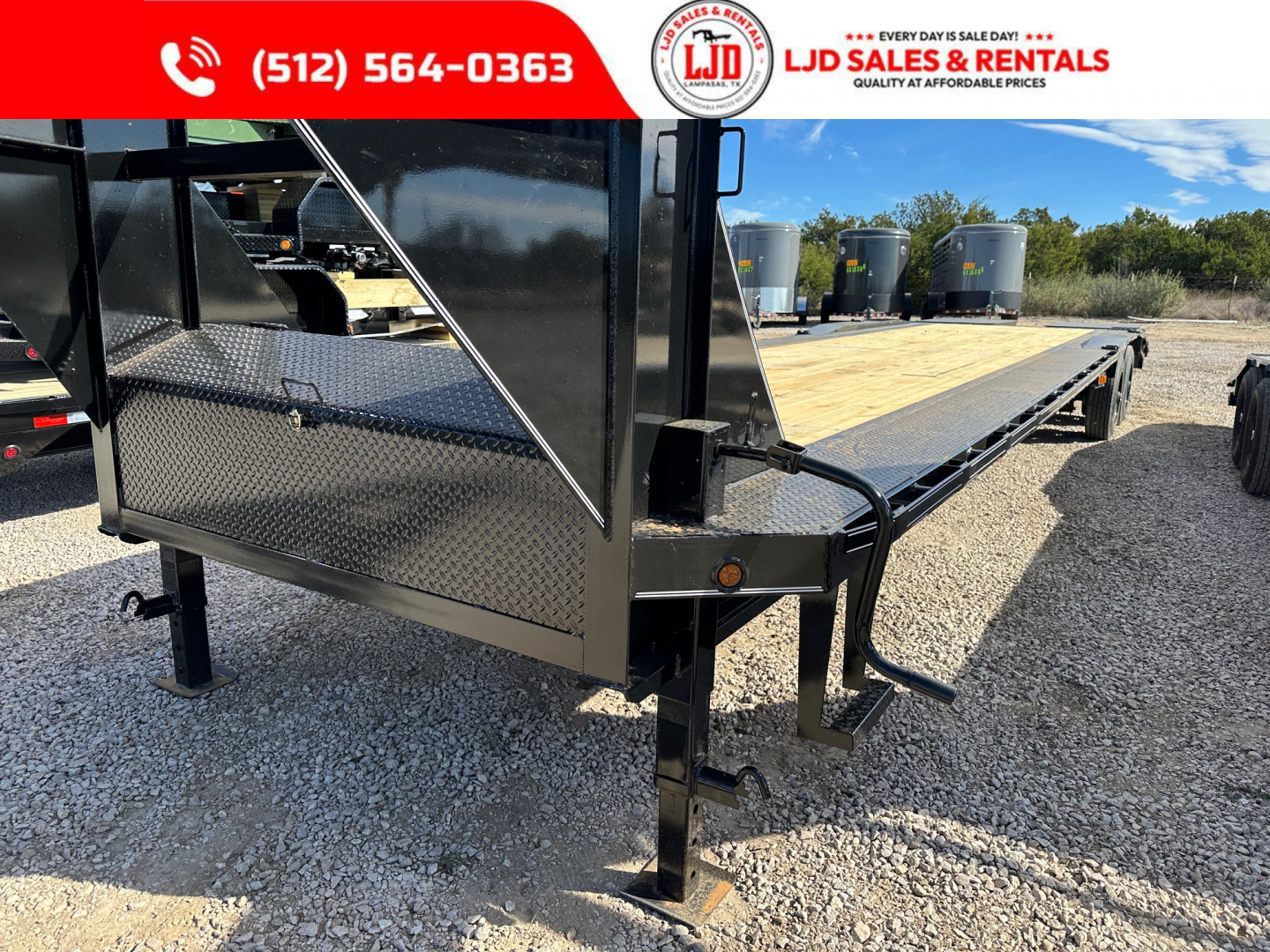 New 2026 Tiger 102" x 36' - Gooseneck Drive Over Fender Trailer