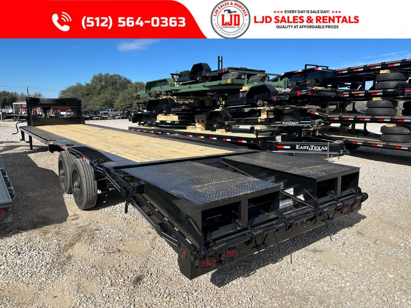 New 2026 Tiger 102" x 36' - Gooseneck Drive Over Fender Trailer