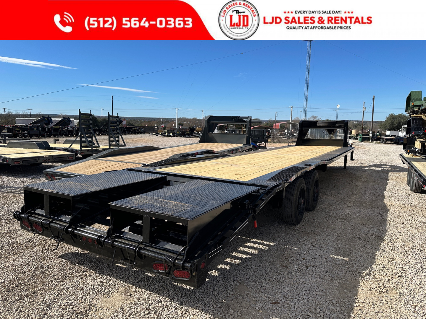 New 2026 Tiger 102" x 36' - Gooseneck Drive Over Fender Trailer
