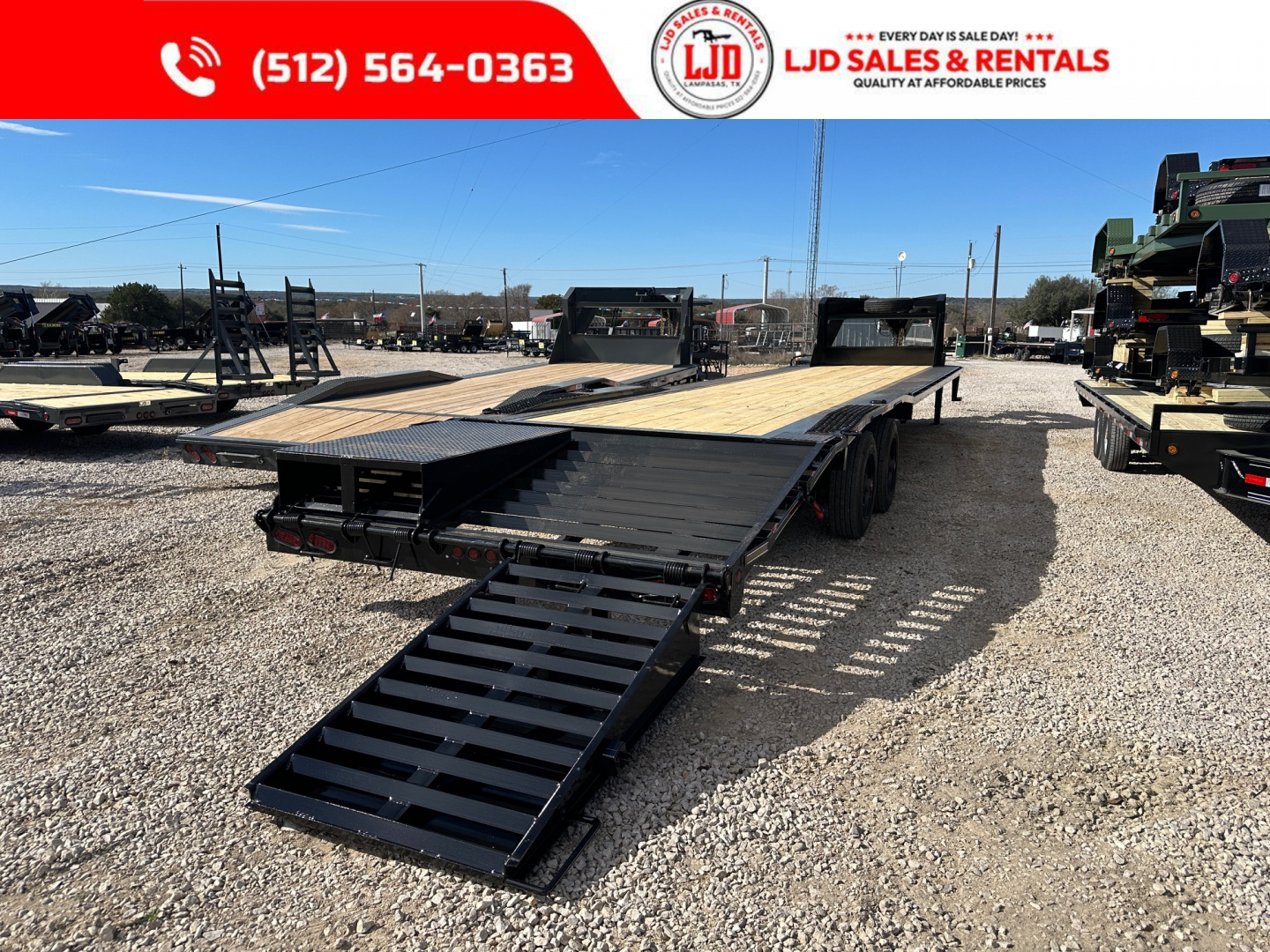 New 2026 Tiger 102" x 36' - Gooseneck Drive Over Fender Trailer