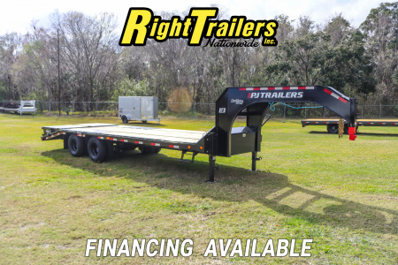 New 2026 8.5X25 PJ GOOGSENECK EQUIPMENT TRAILER