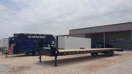 New 2026 PJ 102 x40' GN Low-Pro Flatbed w/ Singles - LS