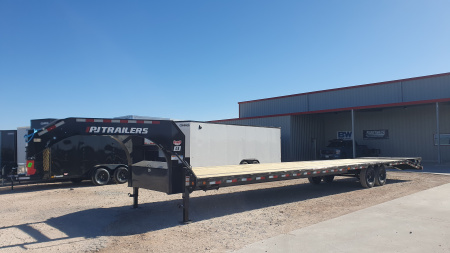 New 2026 PJ 102 x40' GN Low-Pro Flatbed w/ Singles - LS