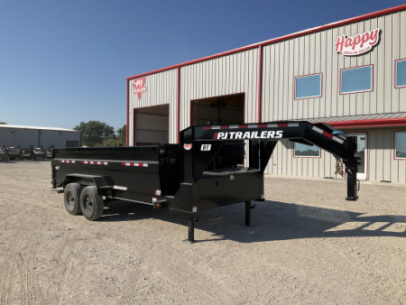 2026 PJ 83"x16' GN Tandem Axle Low Pro Telescopic Dump w/ 36" Sides – DT