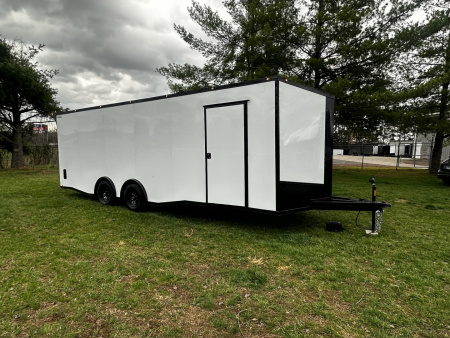 New 2026 Luxe 8.5x24 Car Hauler-5200LB Torsion Axles- Enclosed Car Hauler
