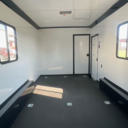 New 2025 Hook and Line 8.5X24TA Charcoal Race Ready Trailer Car / Racing Trailer