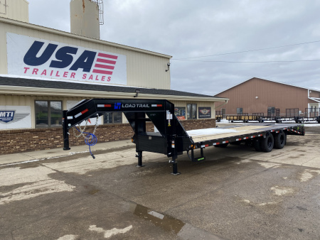 New 2026 Load Trail 102x28 Low-pro 24k w/Max Ramps Gooseneck Bodies