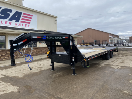 New 2026 Load Trail 102x28 Low-pro 24k w/Max Ramps Gooseneck Bodies