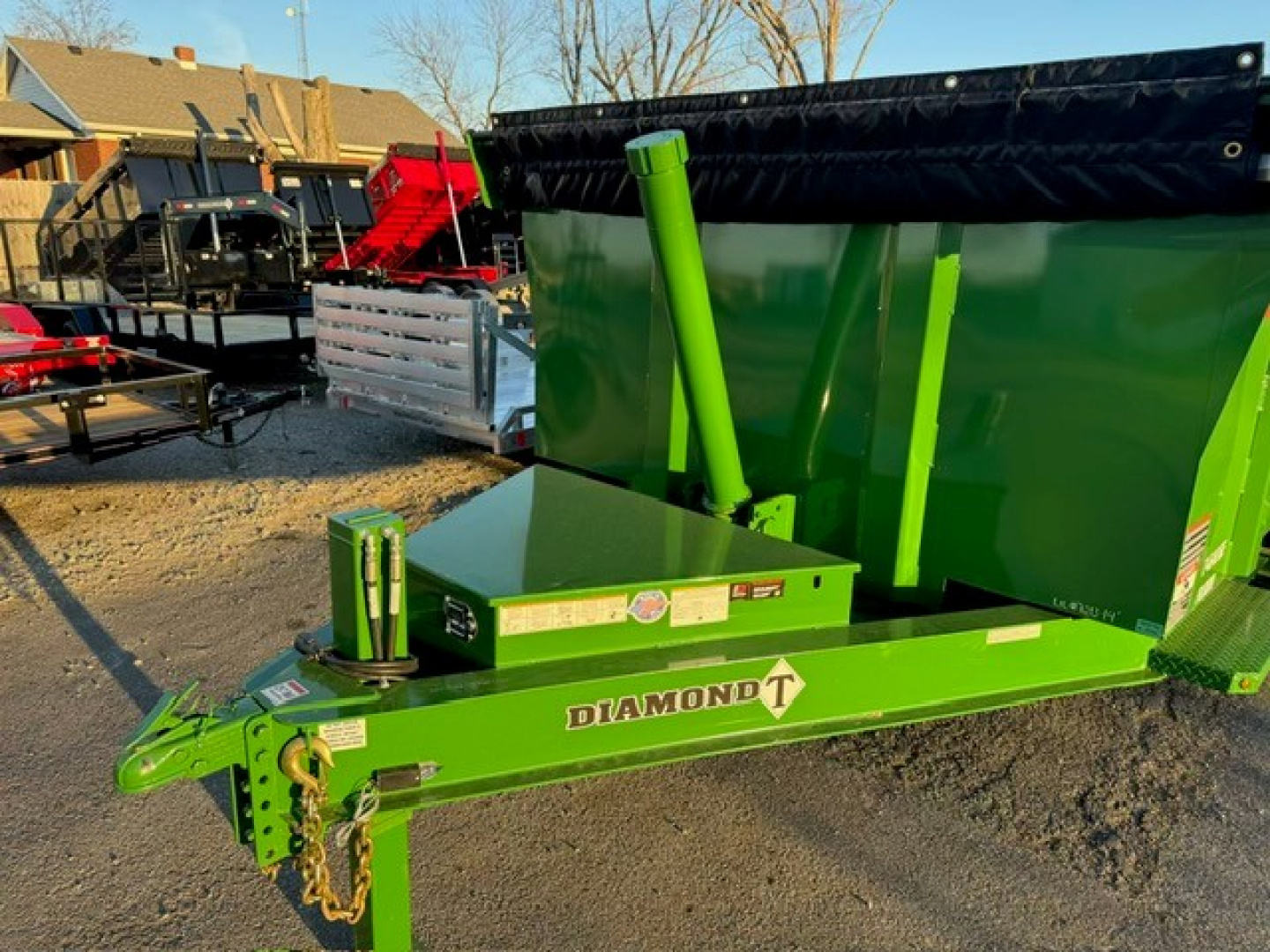 New 2026 Diamond T 83x14 14K Telescopic 36" Sides Dump Trailer