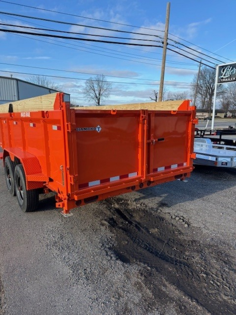 New 2026 Diamond T 83x16 16K Telescopic 36" Sides Dump Trailer
