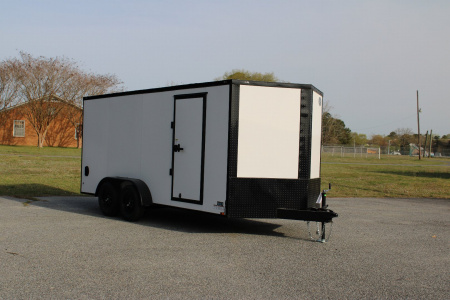 New 2026 Anvil 7X16 7K w/ Ramp & Black Out Package Cargo / Enclosed Trailer
