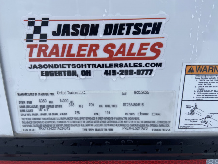 New United PREM 8.5x24 Racing Trailer