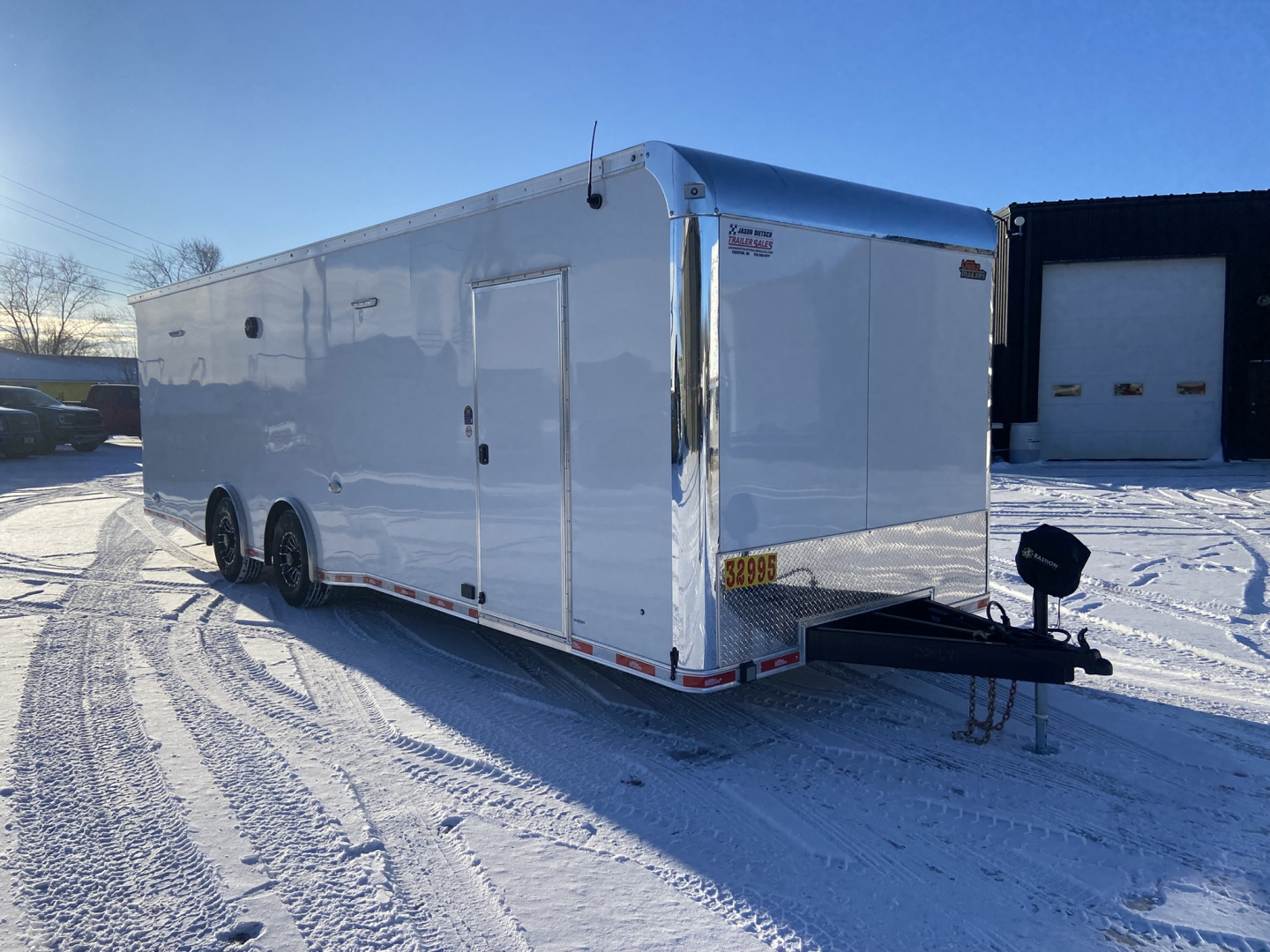 New United Trailers PREM 8.5X28 Racing Trailer