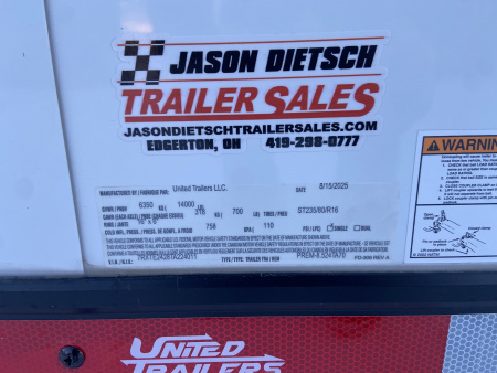 New United PREM 8.5X24 Racing Trailer