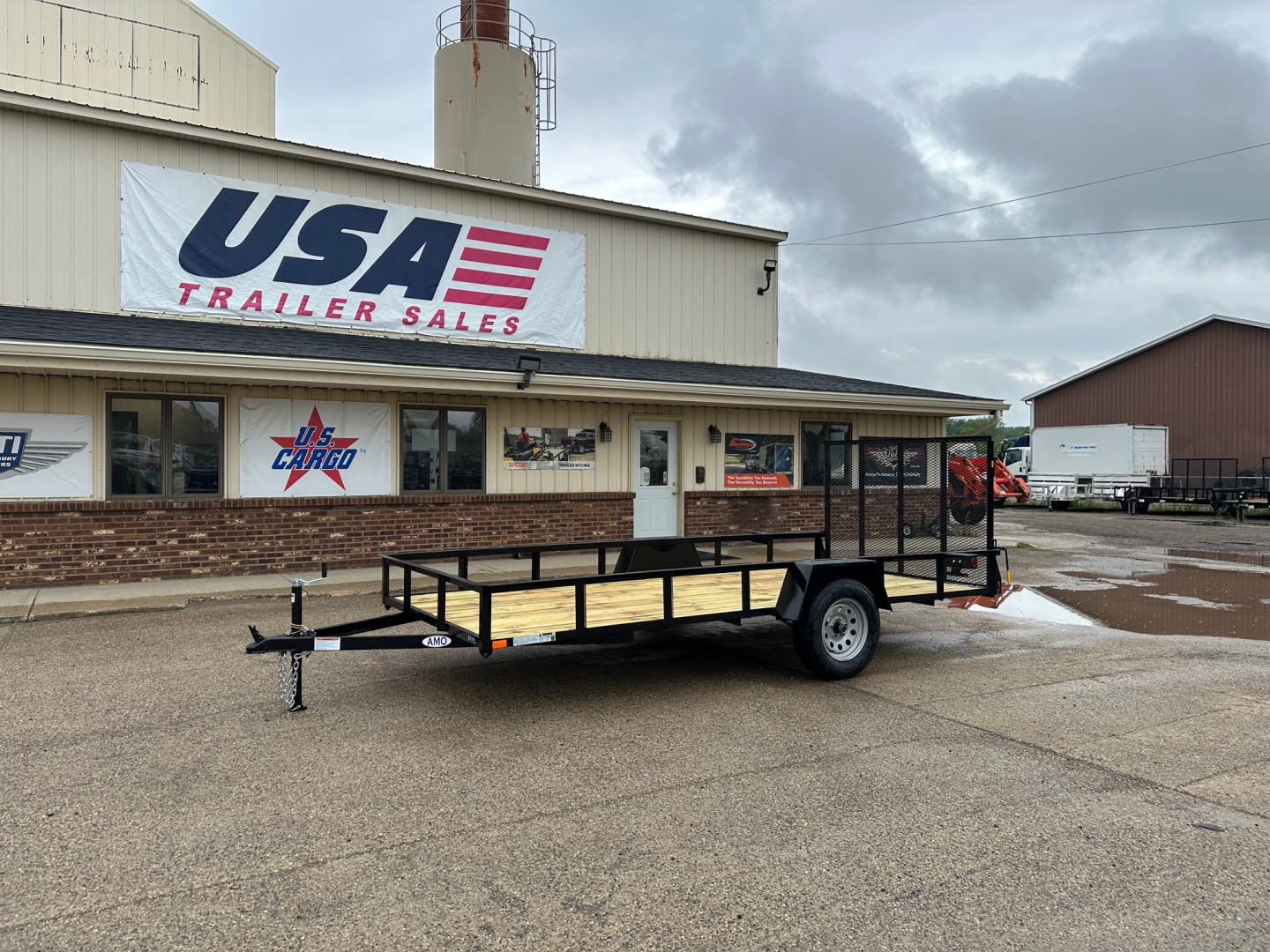 New 2026 AMO 76x14 Single Axle 3k Landscape Trailer