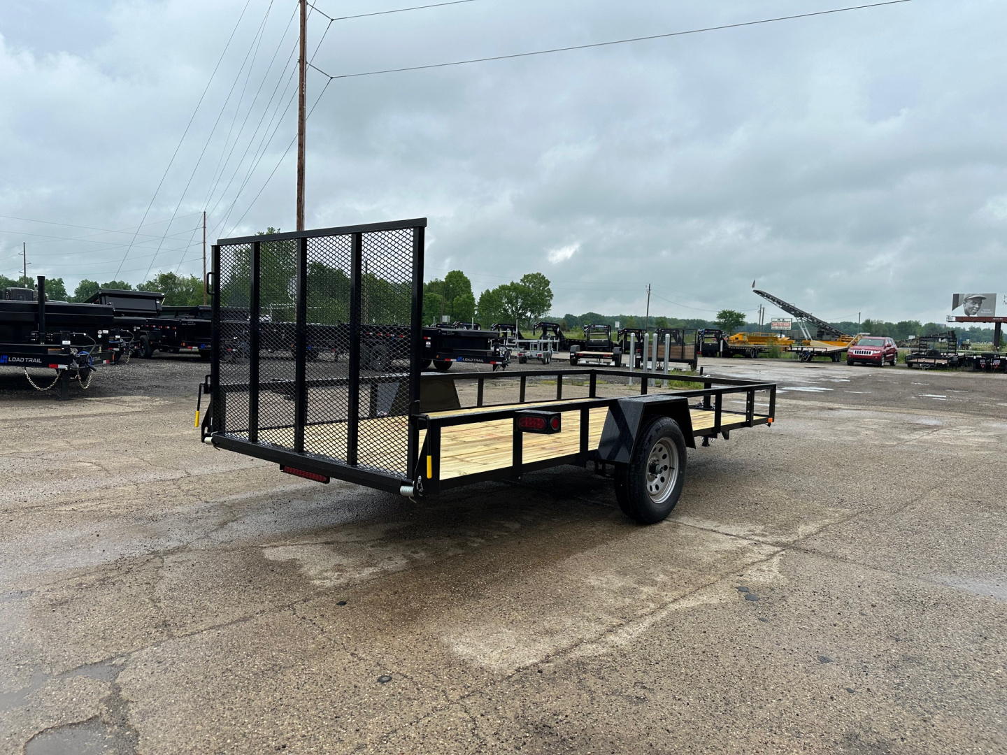 New 2026 AMO 76x14 Single Axle 3k Landscape Trailer