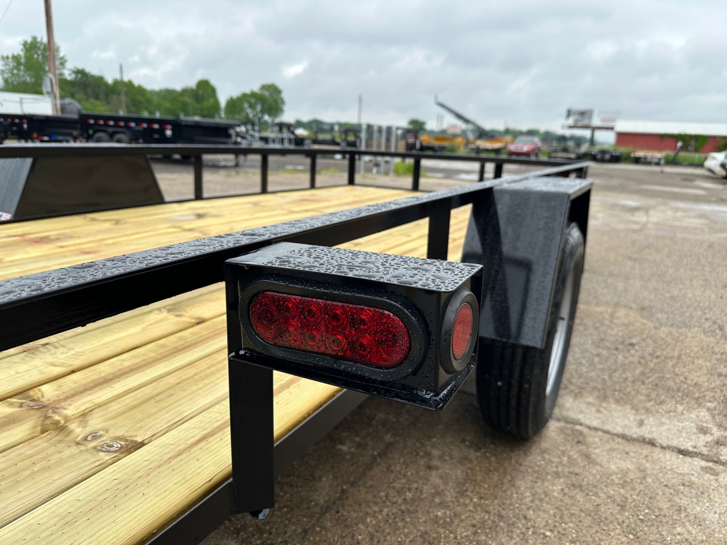 New 2026 AMO 76x14 Single Axle 3k Landscape Trailer