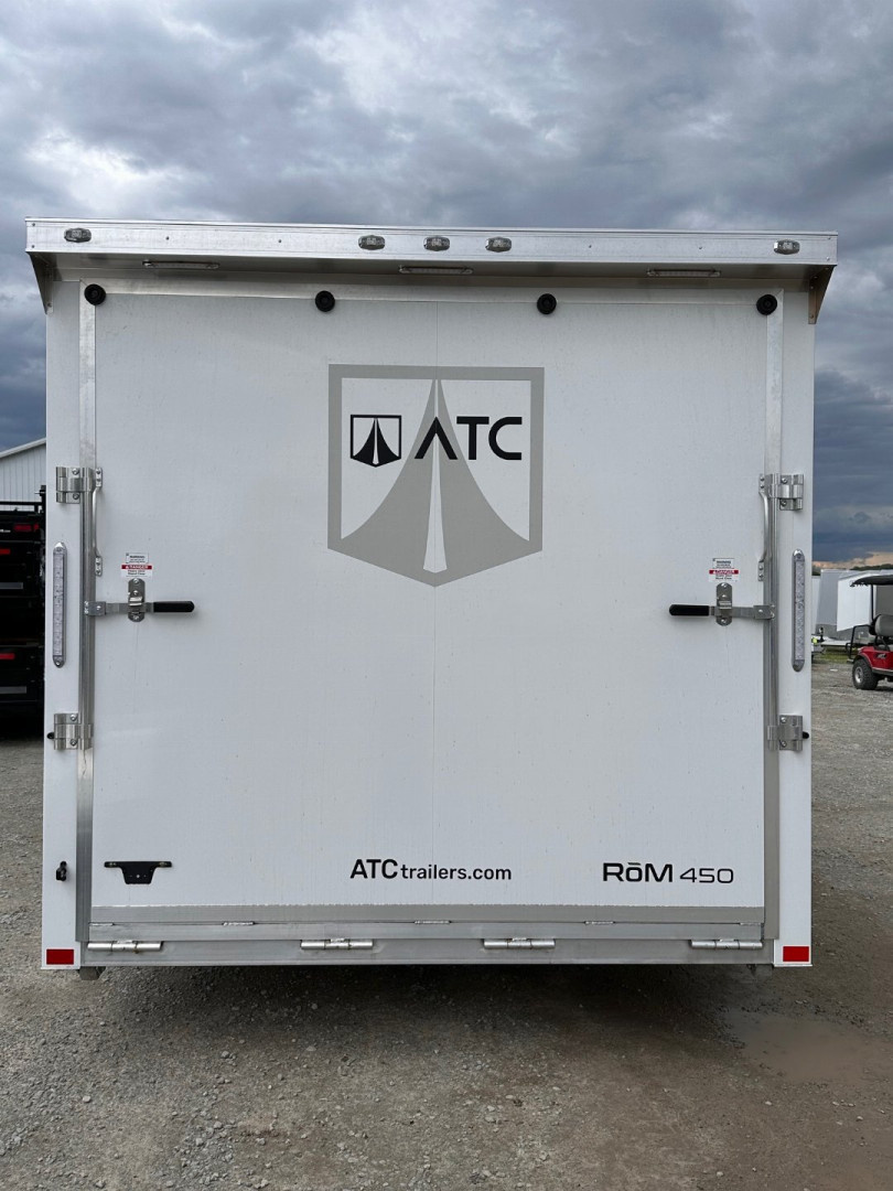 New 2026 ATC 28' ROM450 Car Hauler W/ PED DOOR