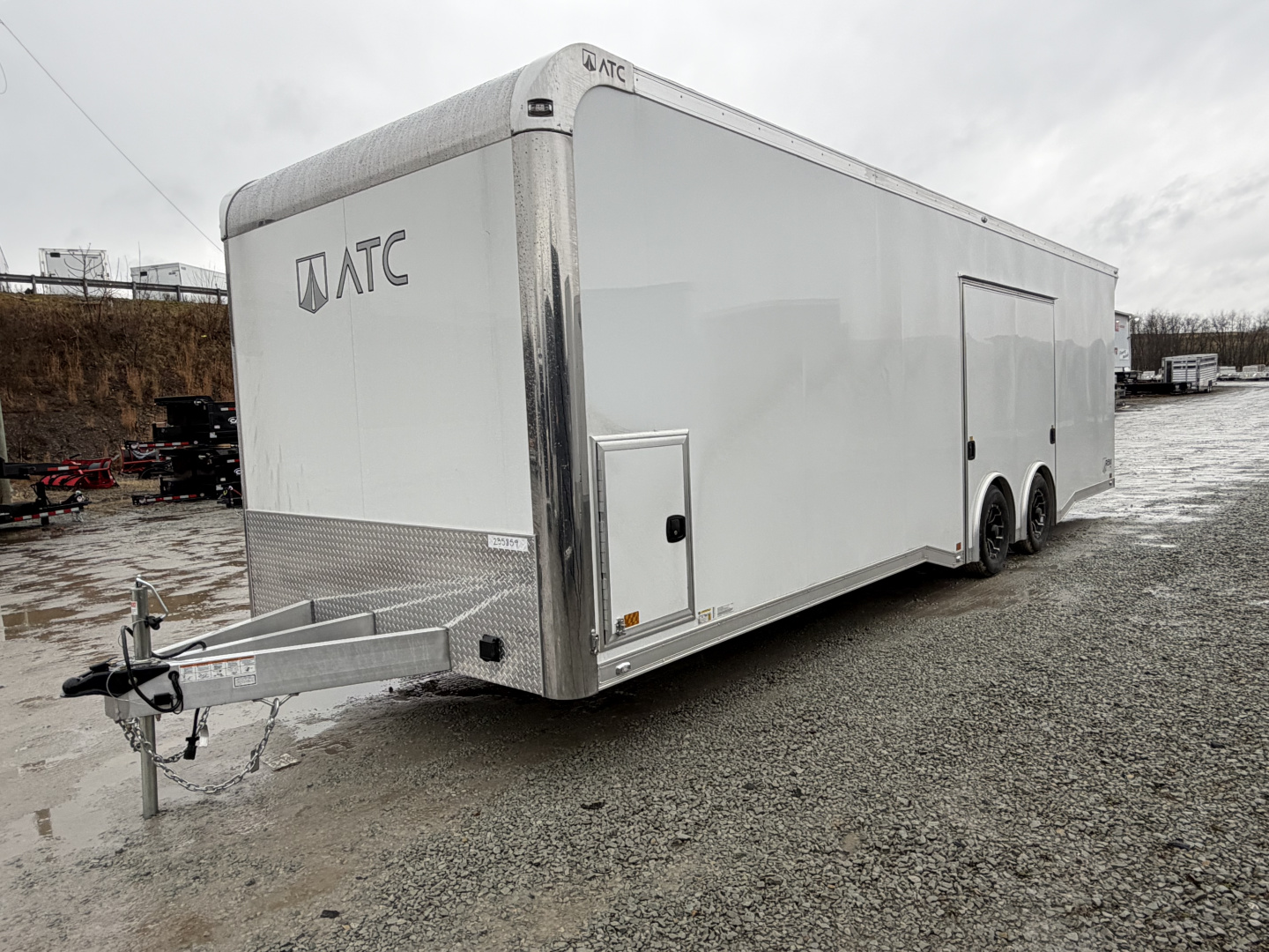 New 2026 ATC 28' ROM450 Car Hauler W/ PED DOOR