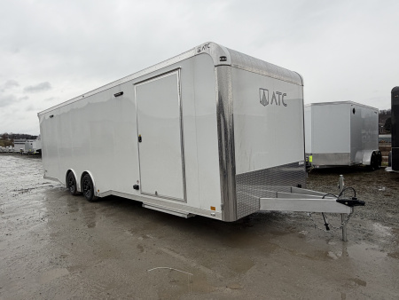 New 2026 ATC 28' ROM450 Car Hauler W/ PED DOOR