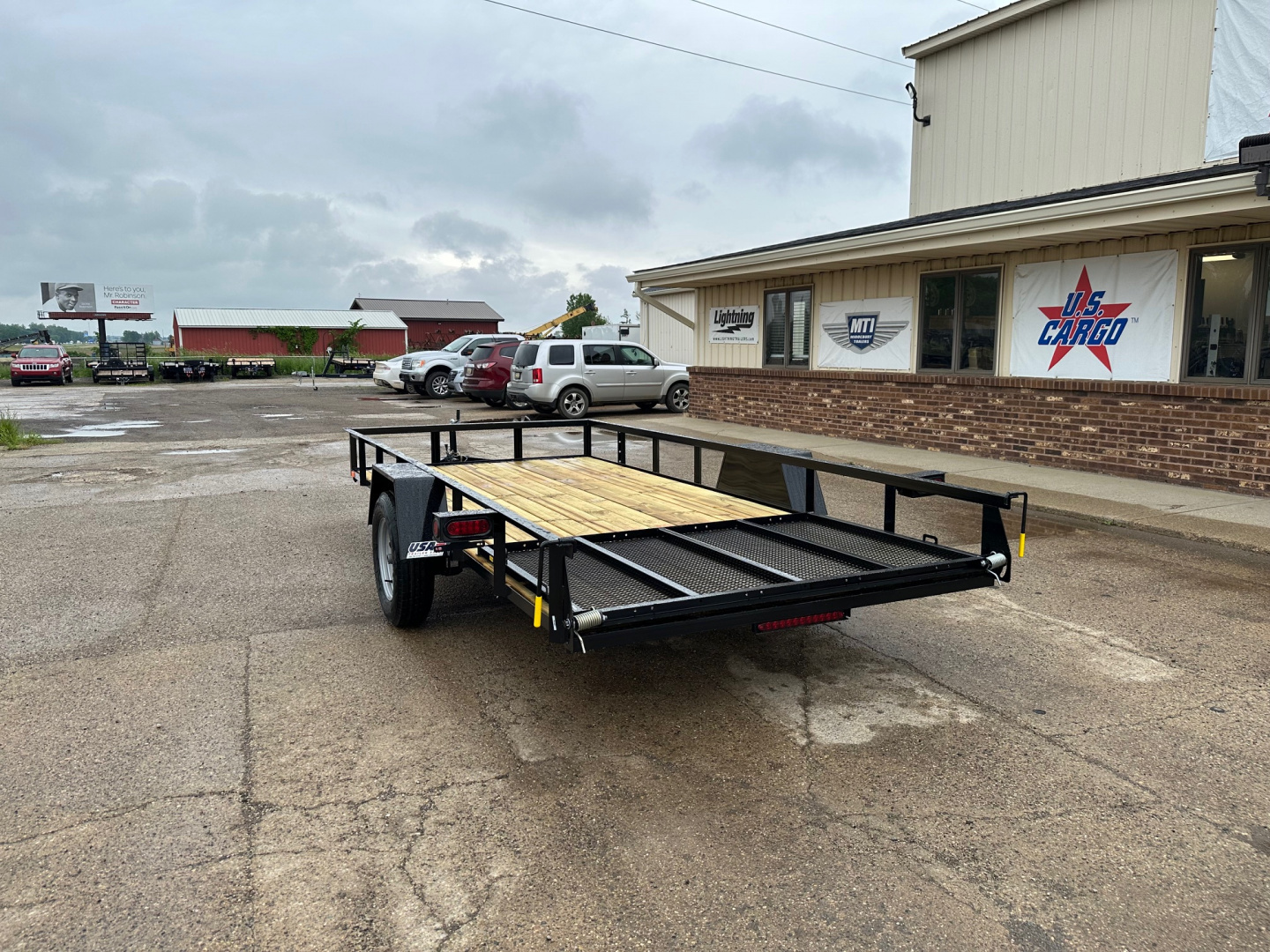 New 2026 AMO 76x14 Low Side 3k Landscape Trailer