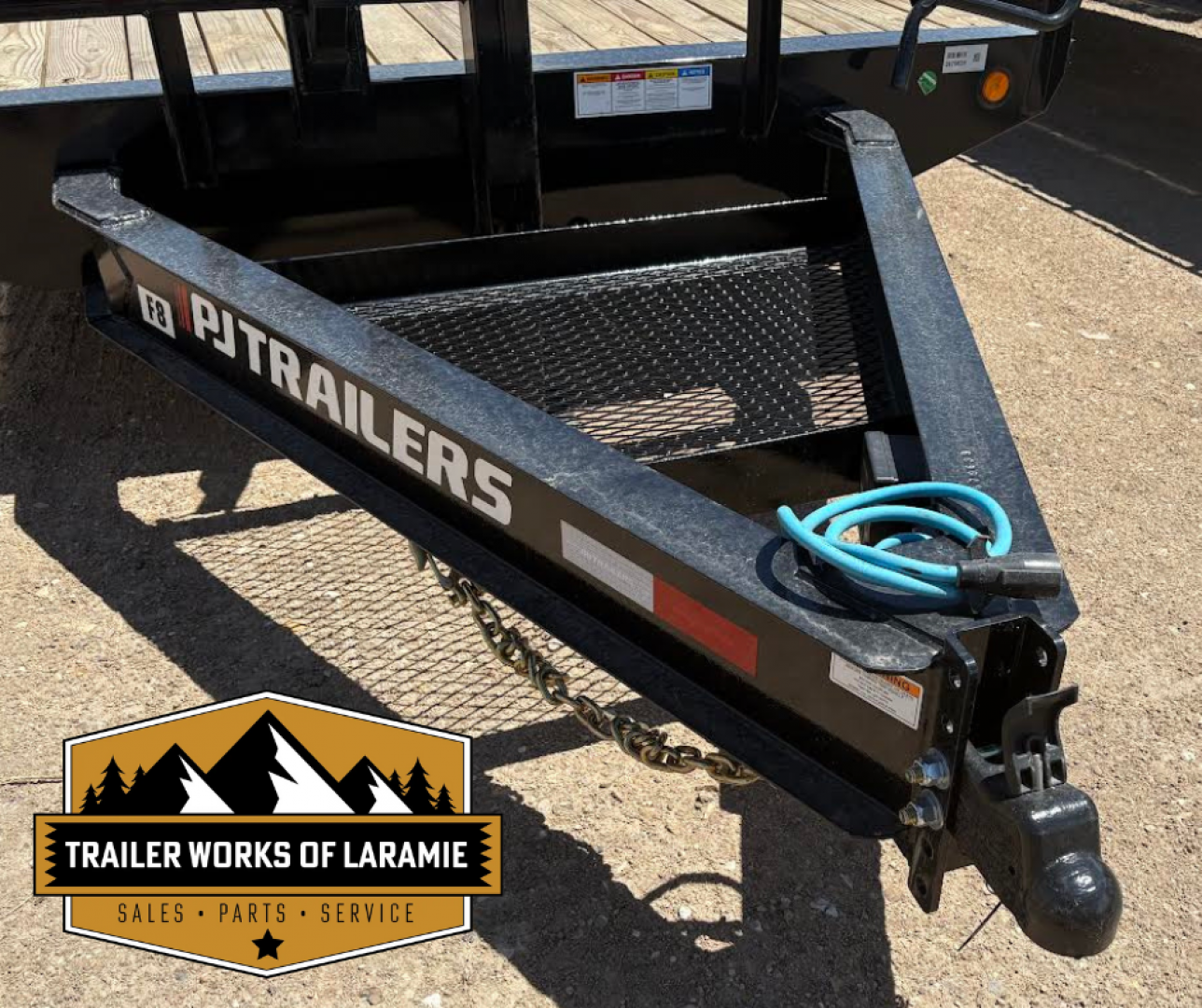New 2026 PJ F8 Deckover Trailer- 24'- 14K- W/Monster Ramps