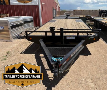New 2026 PJ F8 Deckover Trailer- 24'- 14K- W/Monster Ramps