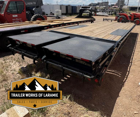 New 2026 PJ F8 Deckover Trailer- 24'- 14K- W/Monster Ramps