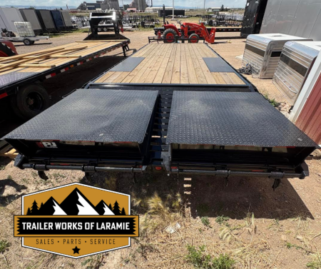 New 2026 PJ F8 Deckover Trailer- 24'- 14K- W/Monster Ramps